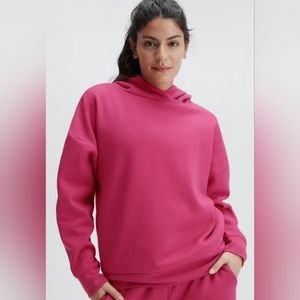 Fabletics Eco Go To Sweatshirt with Pockets..size 1X Dark Fushia